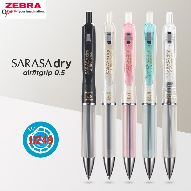 Japan Zebra JJZ49 Press Gel Pen SARASA Dry Quick-Drying Gel Pen 0.5mm