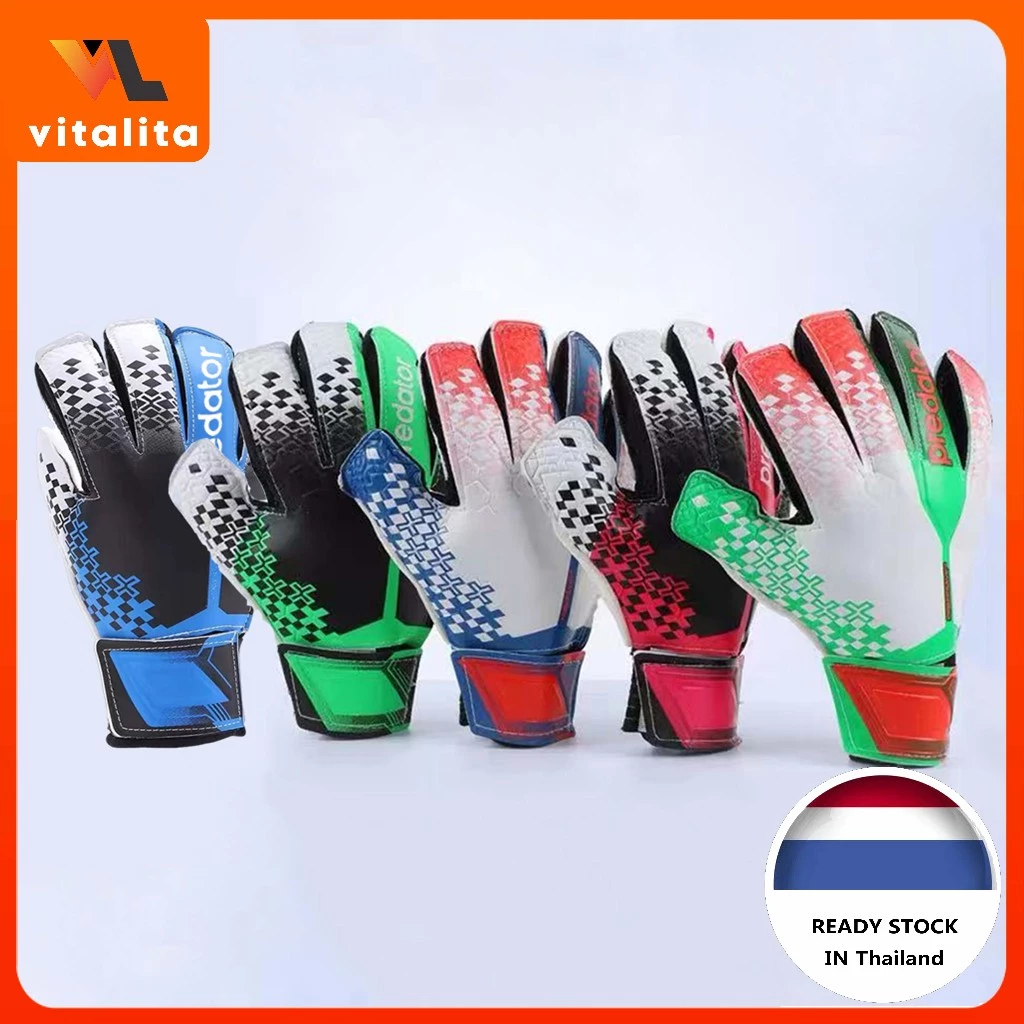 5 สี ถุงมือผู้รักษาประตูฟุตบอล Football Glove