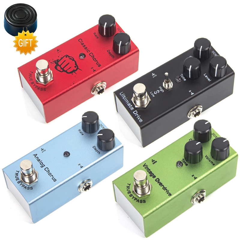 กีตาร์ไฟฟ้าเหยียบ Overdrive Vintage/Ultimate Drive/Excavation/USA Dream/Classic Chorus/Analog Phase/Noise Gate