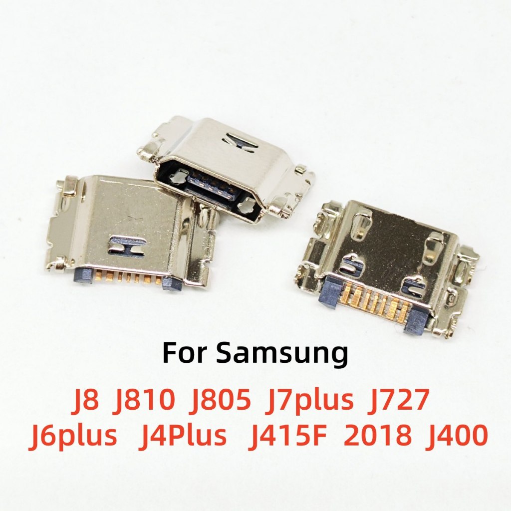 5-50Pcs สําหรับ Samsung J8 J810 J805 J7plus J727 J6+ J6plus J4 Plus J415F 2018 J400 Charger Port 7 P