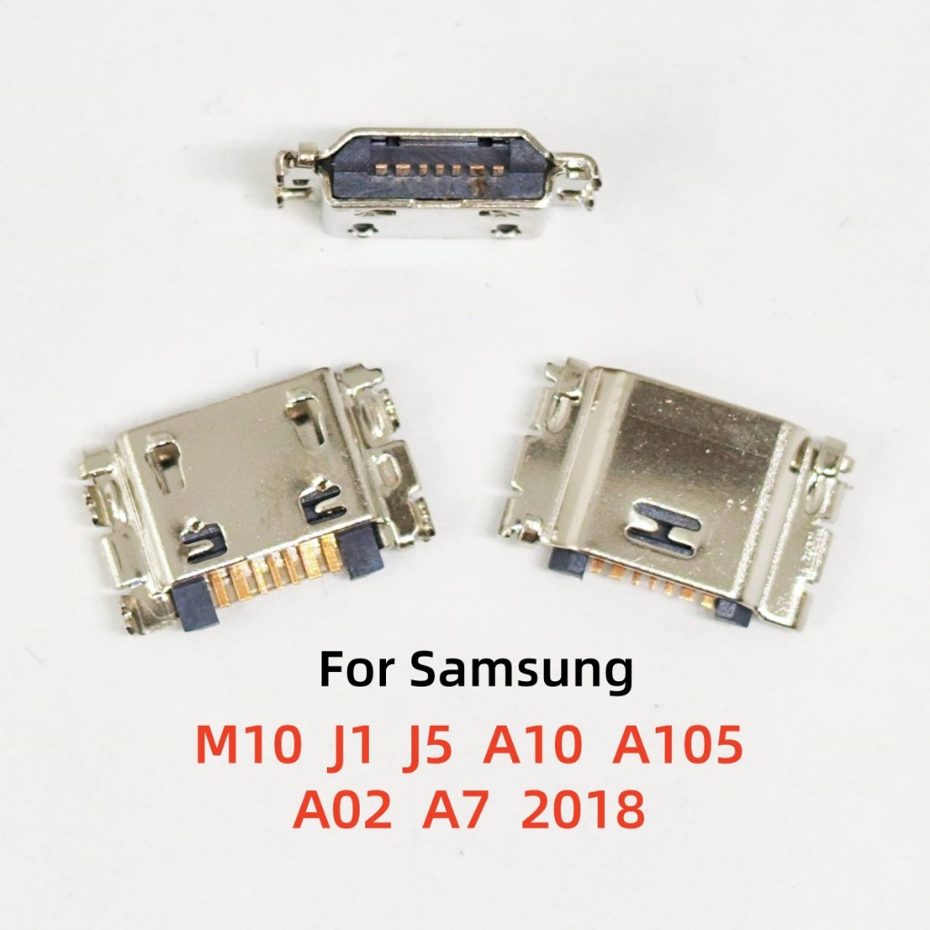 5-50Pcs สําหรับ Samsung Galaxy M10 J1 J5 A10 A105 A02 A7 2018 USB ชาร์จ Pin พอร์ต Dock ซ็อกเก็ตปลั๊ก Charger Connector ซ่อม
