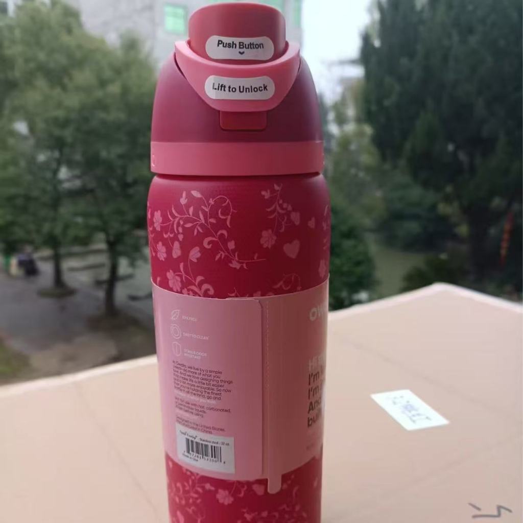 Owala Bottle Sip Portable 24Oz 32Oz Double-Layer Vacuum Warm-Keeping Water Cup Good-looking Sports Water Bottle