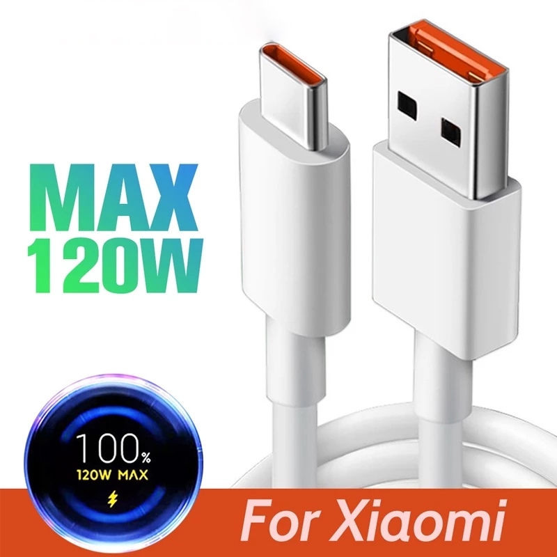 kittynarakshop-Xm120W-Type-C-สายชาร์จ-6A-เทอร์โบ-ชาร์จเร็ว-สําหรับ-Mi-12s-Ultra-12-11-Poco-X4-Pro-NFC-F3--10-K40-Black-Shark-USB-C-สายชาร์จเร็ว