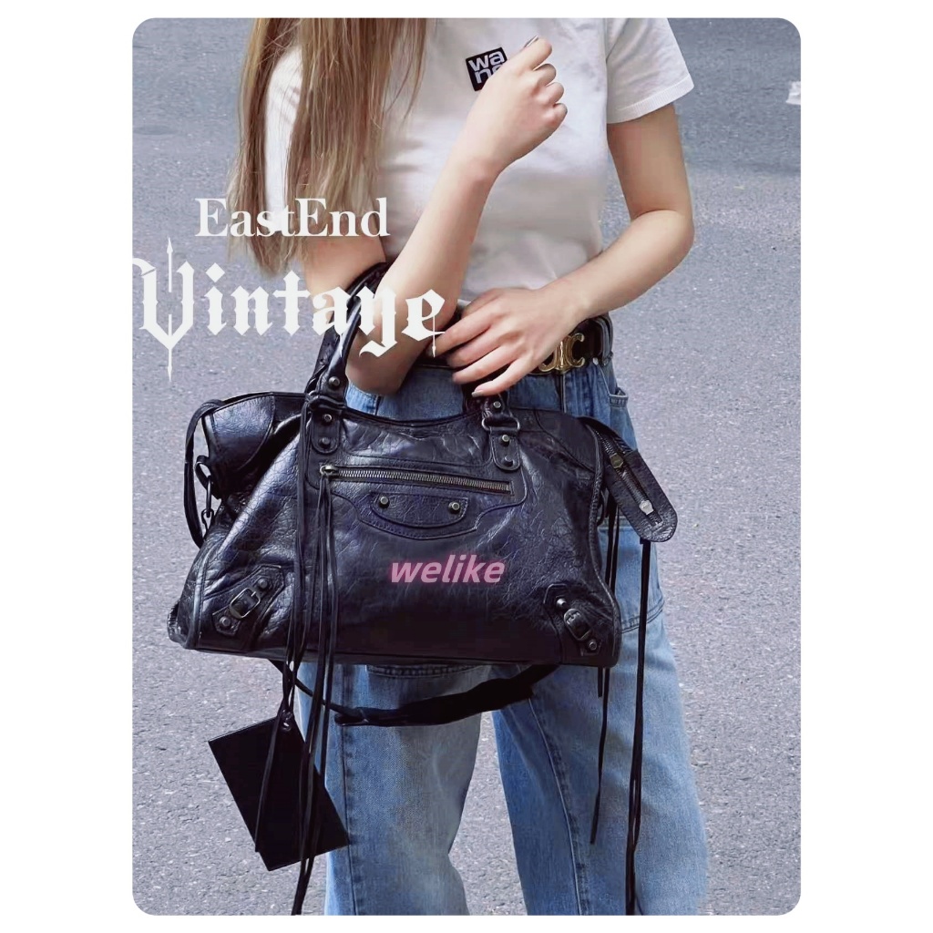 กระเป๋ามือมอเตอร์ไซค์สําหรับผู้หญิง กระเป๋าสะพายไหล่หมอนถือด้วยมือย้อนยุค แฟชั่น กระเป๋าคลัทช์หนังขี้ผึ้งน้ํามัน