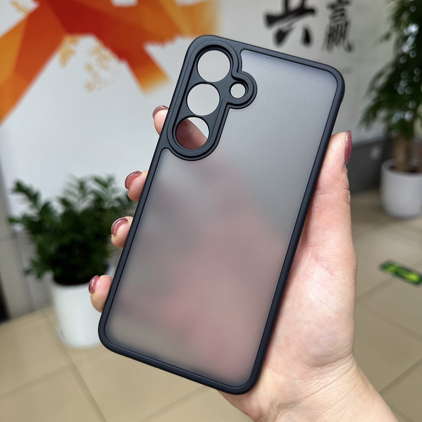 เกราะ Matte Clear เคสโทรศัพท์สําหรับ Samsung Galaxy A56 A36 A26 A16 A55 A35 A25 A15 A54 A14 A06 A05 A05S โปร่งใส Hard PC กันกระแทก