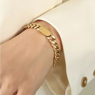 *มิกาล่า* ของขวัญรับปริญญา สร้อยข้อมือที่กําหนดเองพร้อมชื่อสร้อยข้อมือแกะสลักคิวบาสําหรับผู้ชายและผู้หญิงสร้อยข้อมือเหล็กไทเทเนียมไม่จางหายอุป
