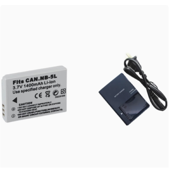 Sd800 SD850 SD870 SD880 SD890 SD900 NB-5L แบตเตอรี่ + เครื่องชาร์จ