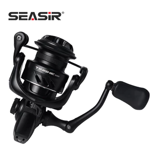 Seasir TINGHE Spinning Reel 5 + 1BB 2000-6000 Series ลากสูงสุด 20KG 5.2:1 Seawater-Proof อลูมิเนียม Power Handle คุณภาพสูงน้ําหนักเบาตกปลา Coil