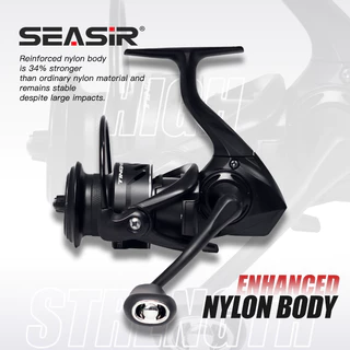 Seasir TINGHE Spinning Reel 5 + 1BB 2000-6000 Series ลากสูงสุด 20KG 5.2:1 Seawater-Proof อลูมิเนียม Power Handle คุณภาพสูงน้ําหนักเบาตกปลา Coil