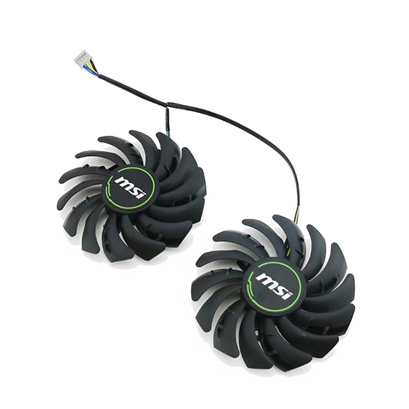 พัดลมระบายความร้อนสําหรับ MSI Radeon RX 5500 XT GAMING X กราฟิกการ์ดพัดลมเปลี่ยน 85 มม.4PIN DC 12V 0