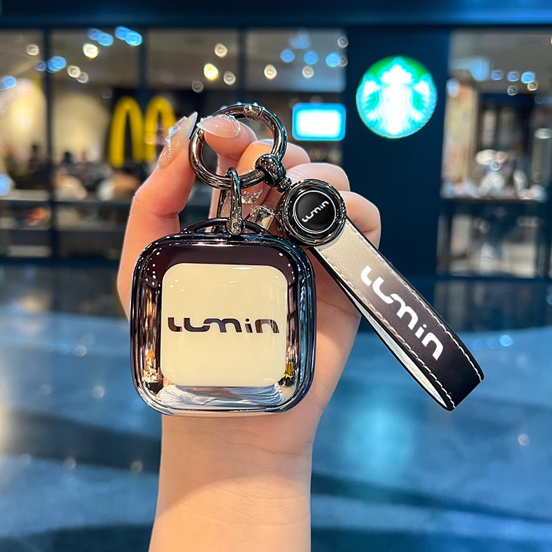 [คลังสินค้าพร้อม] ฝาครอบกุญแจรถสําหรับ changan Lumin changan Gradient TPU สีดําและสีขาว