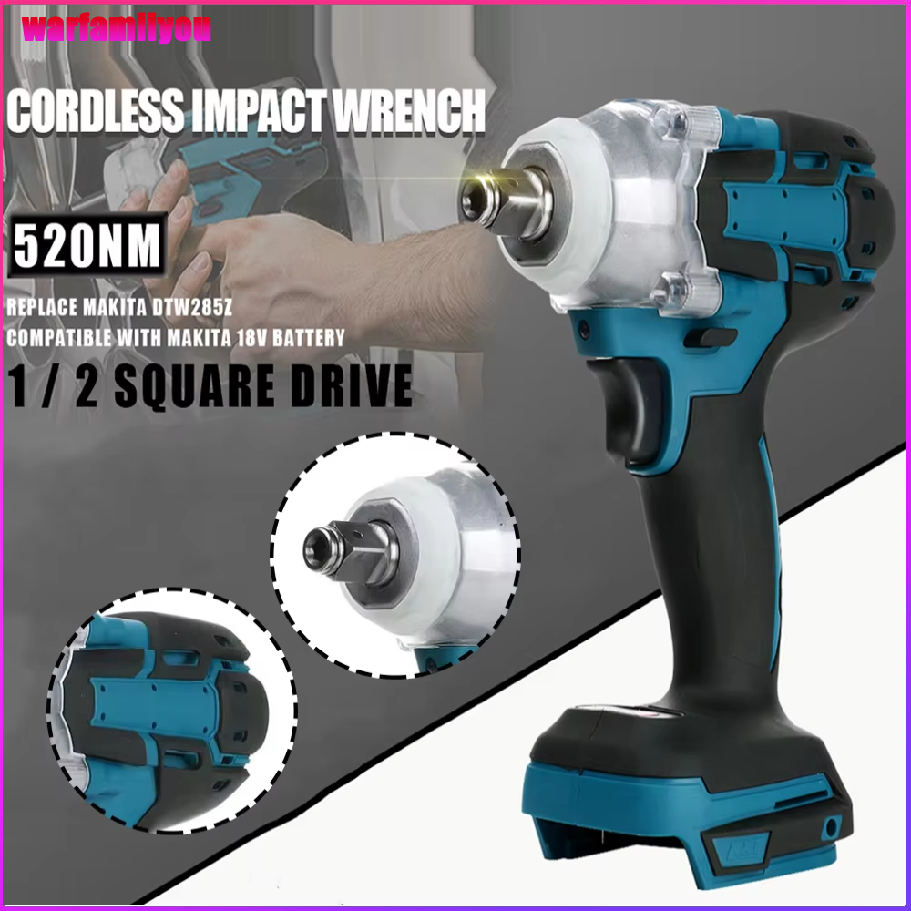 แบตเตอรี่ลิเธียมไร้สายแบบชาร์จได้ 1/2 ซ็อกเก็ตสว่านไฟฟ้า สําหรับ Makita 18V-21V