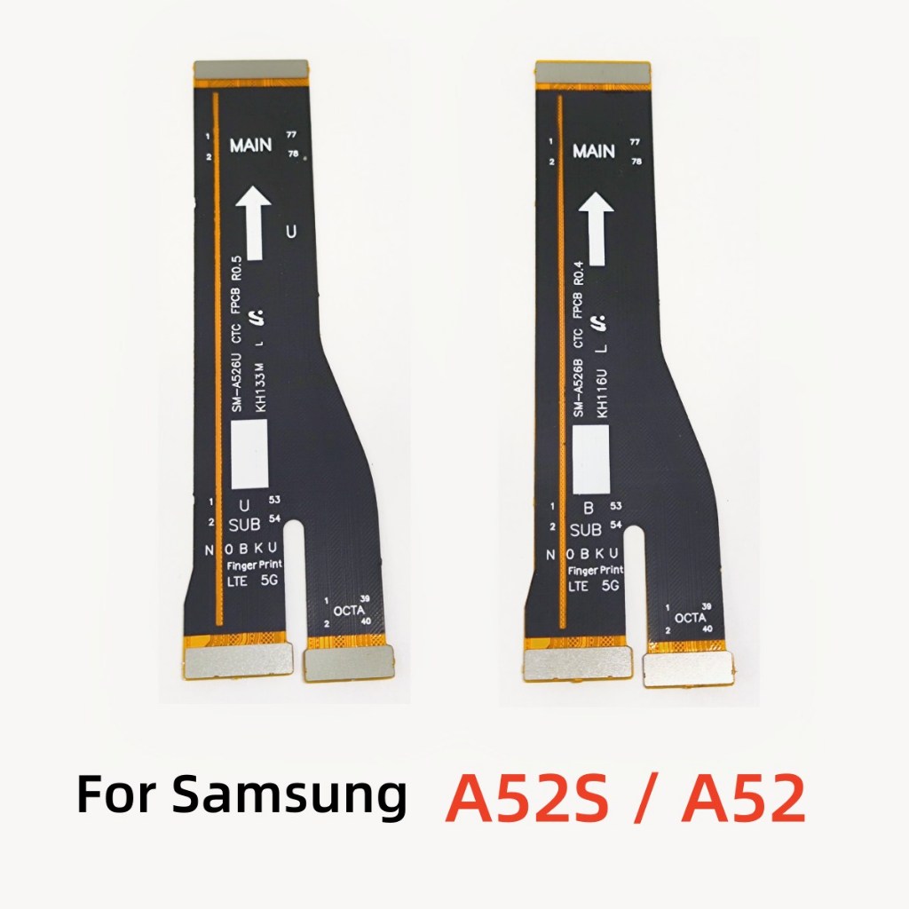 SAMSUNG สําหรับSamsung Galaxy A52S A52 A526U A526B A528B 4G 5Gเมนบอร์ดหลักเชื่อมต่อจอแสดงผลLCD Flexสายอะไหล่ริบบิ้น