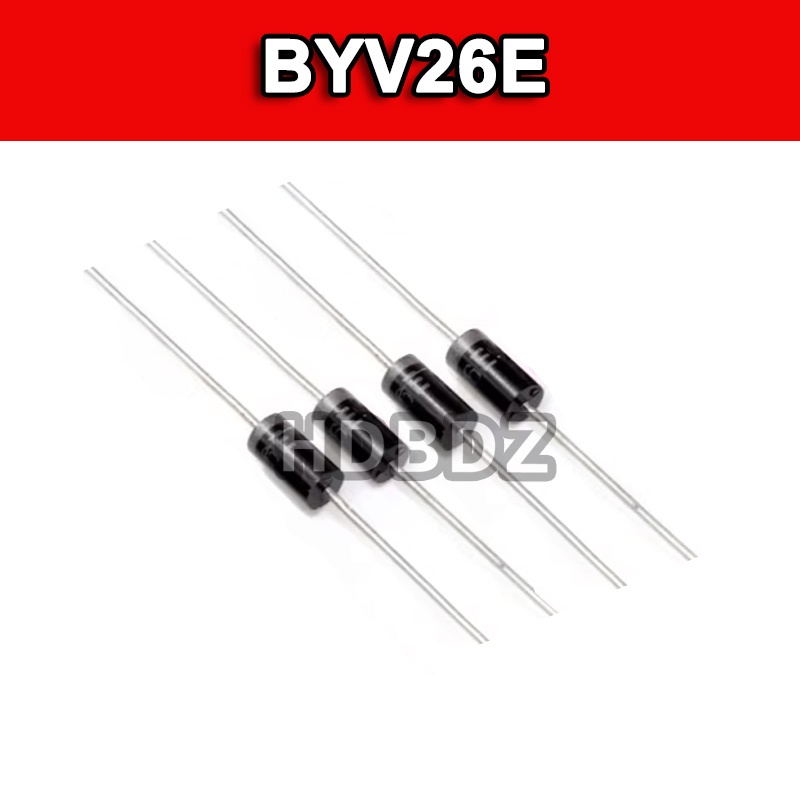 50~100PCS BYV26E DO-15 1A1000V ไดโอดการกู้คืนอย่างรวดเร็ว IC