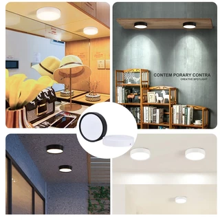 【5 ปี 】3 สี ไฟดาวน์ไลท์ led โคมไฟดาวน์ไลท์ติดลอย โคมไฟเพดาน Downlight 5w 10w 15w 25w ไฟติดเพดาน ไฟติดห้อง ใช้สำหรับห้องนอนห้องครัว ไฟled เพดาน นอน
