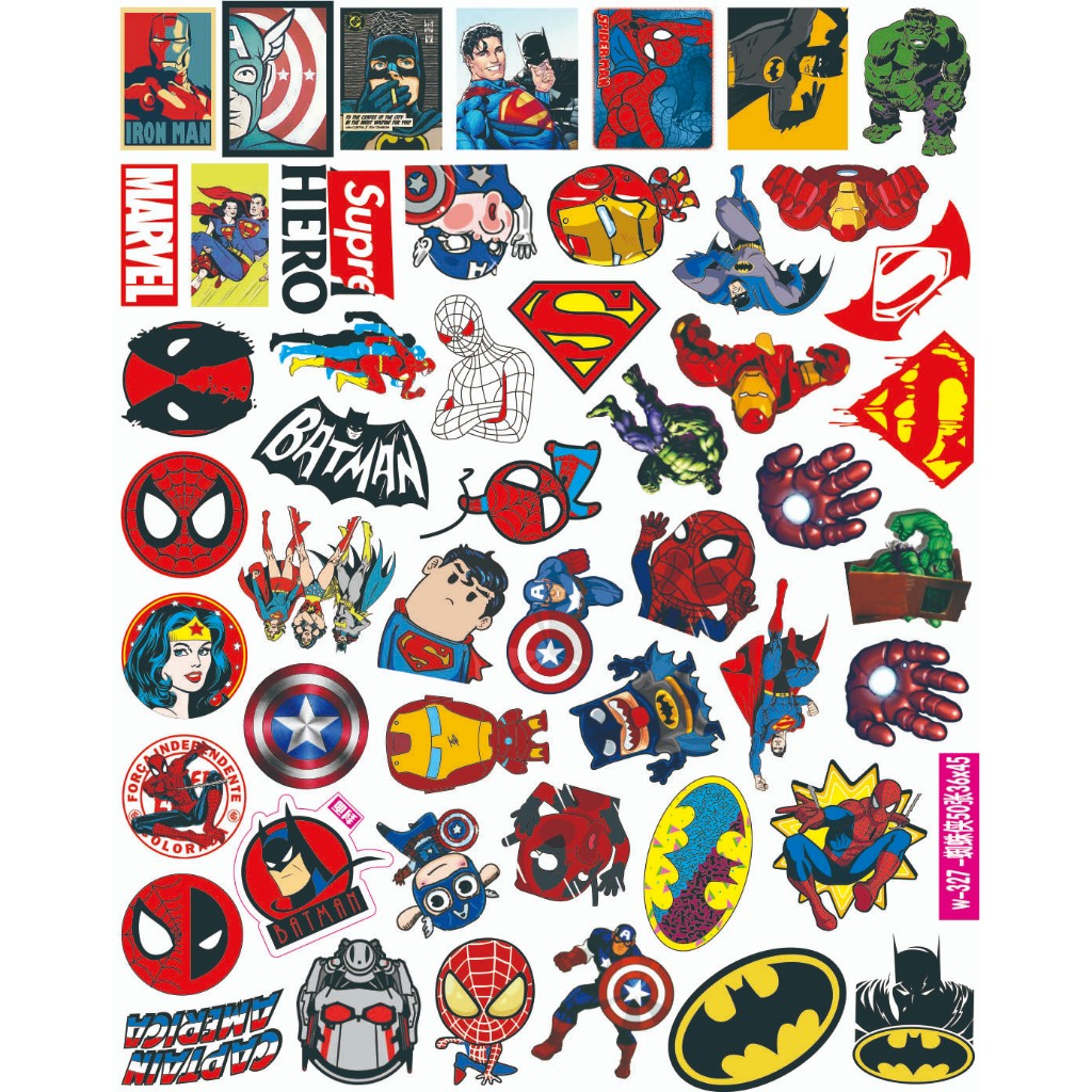 50แผ่นมหัศจรรย์วีรบุรุษการ์ตูนตัวละครสติกเกอร์น่ารักถ้วยน้ํากีตาร์โทรศัพท์หมวกกันน็อคสติกเกอร์ - รูปที่ 2