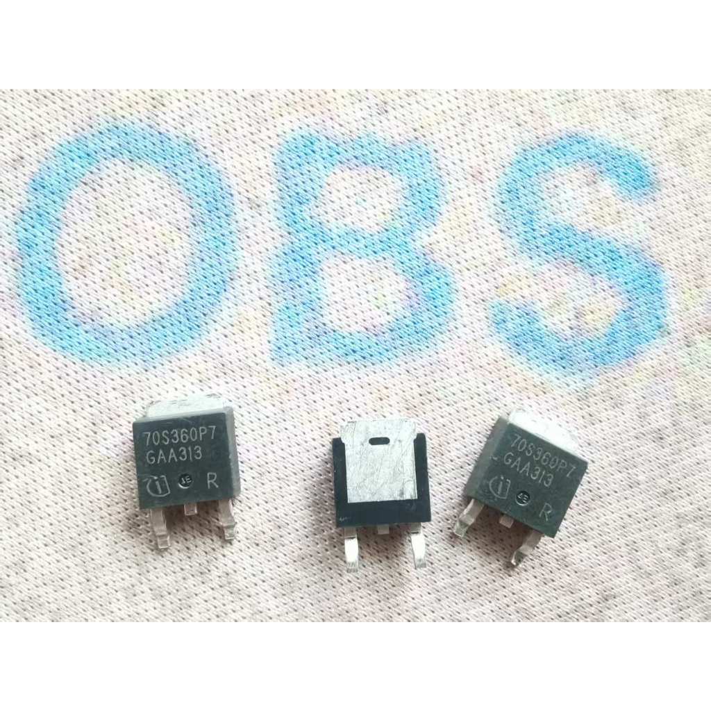 ((10 ชิ้น) 70S360P7 ของแท้/นําเข้ายี่ห้อ New Field Effect Management IPD70R360P7S TO-252