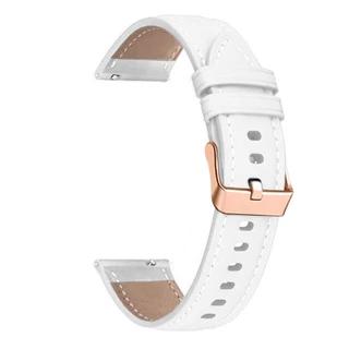 สายรัดหนังพรีเมี่ยม 20mm สำหรับ Garmin vivoactive 5 6/3 Music / Forerunner 55/70/170/165/245/645/158/168 / Approach S50