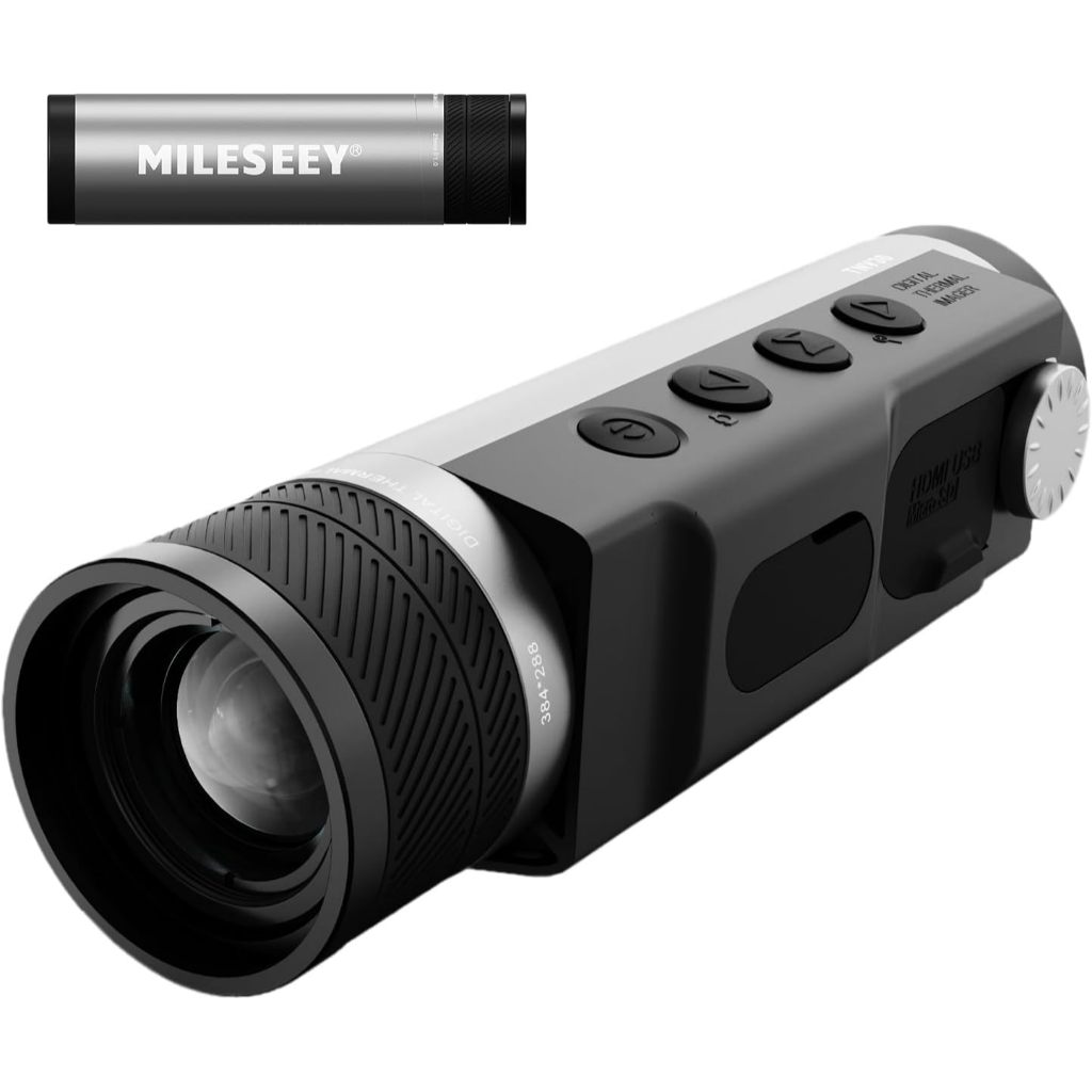 Mileseey Thermal Monocular T-Recon Tactical TNV30, 25 มม.(50 Hz) Thermal Imaging Monocular Night Vision สําหรับการล่าสัตว์,จอแสดงผล OLED พร้อมซูมดิจิตอล 8X