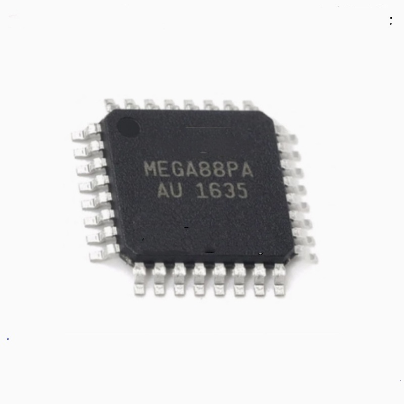 ชิป ATMEGA88PA-AU TQFP-32 8-Bit Microcontroller 8K Flash Memory Chip