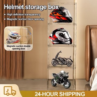 🎁พร้อมส่งจากไทย🎁ตู้ใส กล่องใสเก็บของ กล่องเก็บของที่เก็บกระเ…