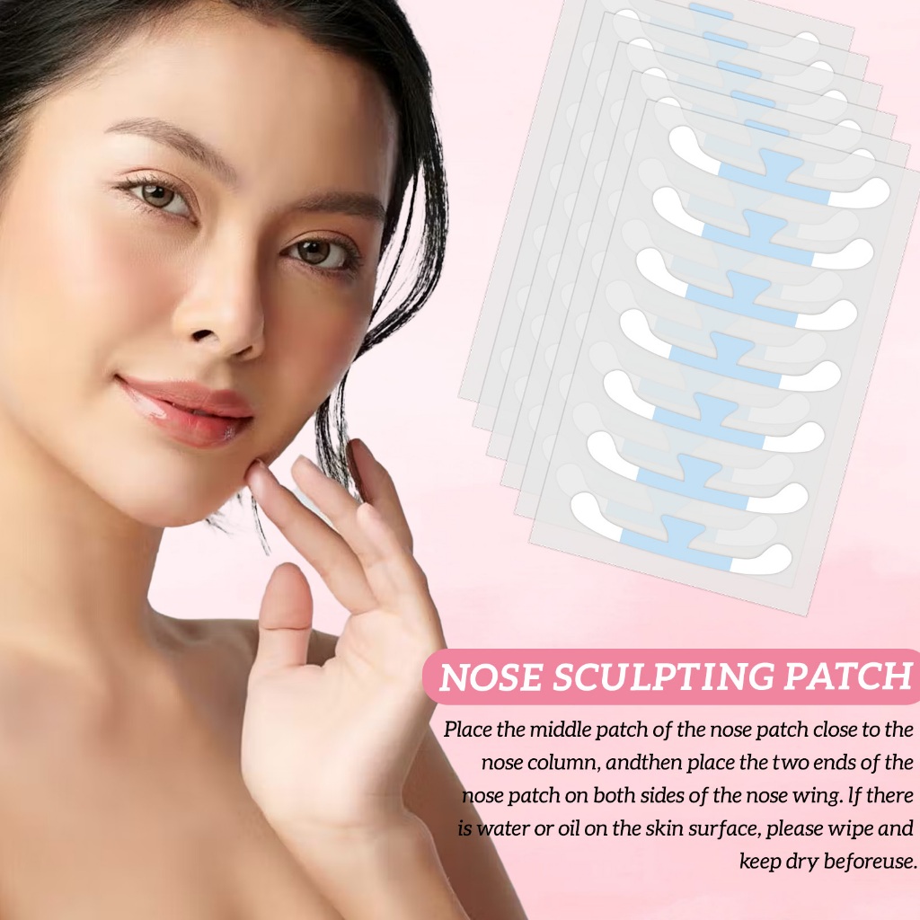 【NEW】SOUG สติกเกอร์ปีกจมูกหดตัวกล่องสติกเกอร์จมูกไม่ที่มองไม่เห็นสะท้อน ฉัน8n1 - รูปที่ 2