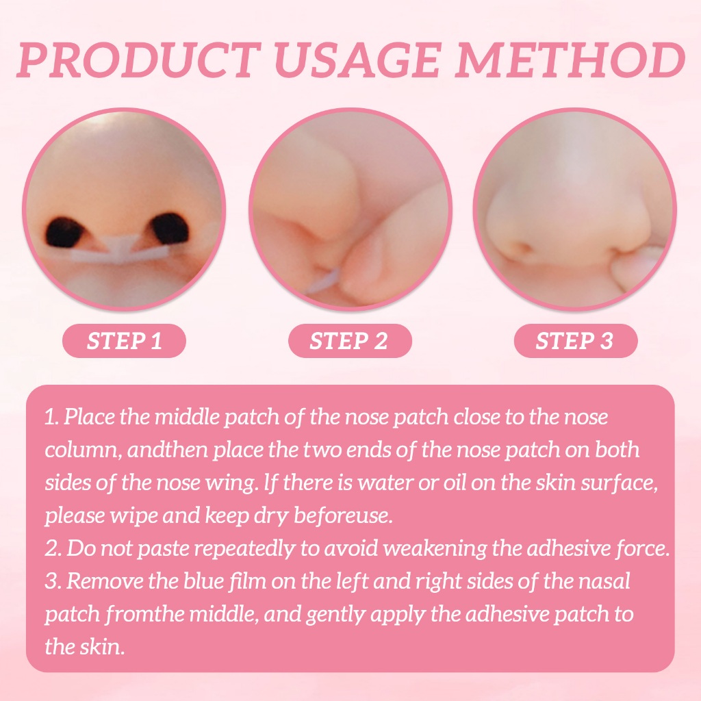 【NEW】SOUG สติกเกอร์ปีกจมูกหดตัวกล่องสติกเกอร์จมูกไม่ที่มองไม่เห็นสะท้อน ฉัน8n1 - รูปที่ 3