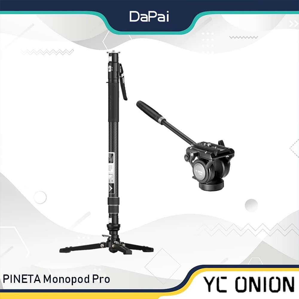 Yc ONION PIETA monopod Pro คาร์บอนไฟเบอร์ยืดด้วยปุ่มเดียวกล้องมืออาชีพแบบพกพาแบบปลดเร็ว