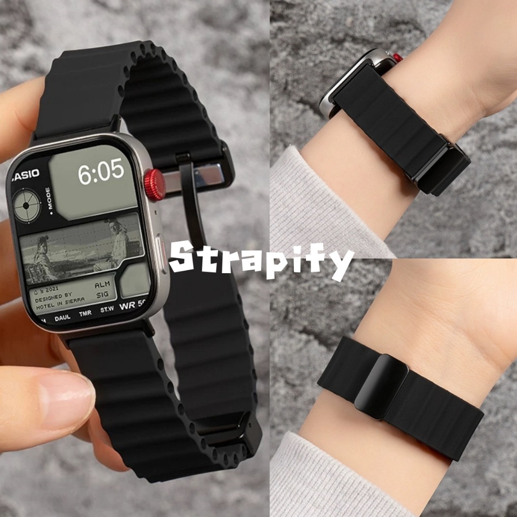 Huawei watch fit 4 band หัวเข็มขัดแม่เหล็กกีฬาสายรัดซิลิโคนสําหรับ huawei fit4 pro breathable เปลี่ยนสร้อยข้อมือสําหรับ fit3 อุปกรณ์เสริมนาฬิกาผู้ชายและผู้หญิง