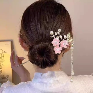 ซูเปอร์ Fairy Tassels ดอกไม้ปิ่นปิ่นผู้หญิงสไตล์ใหม่อารมณ์ที่สวยงามปิ่นปิ่น