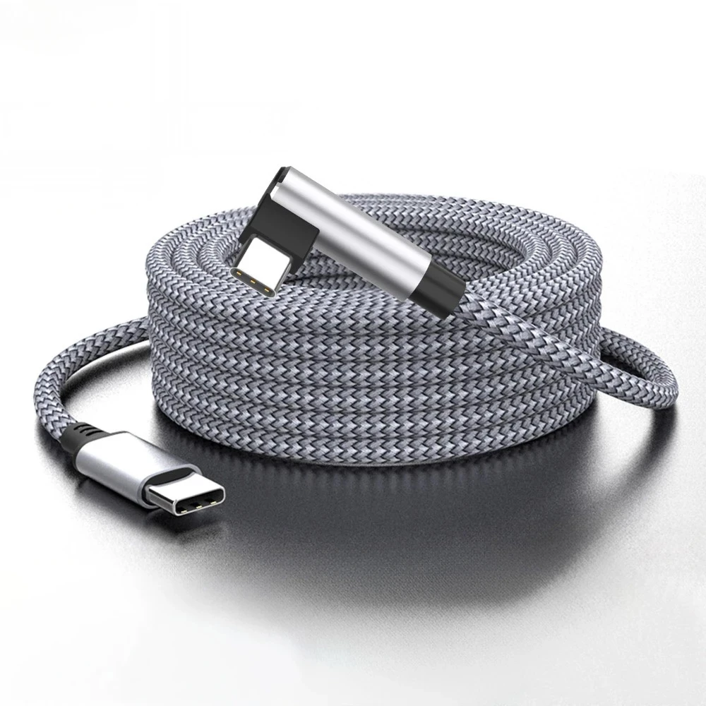 3m 5M 8M 60W ประเภท C ถึง Type C สาย PD Fast Charger USB C สายเคเบิลข้อมูลยาวสําหรับสมาร์ทโฟนแท็บเล็ตกล้อง Monitor thumbnail 9