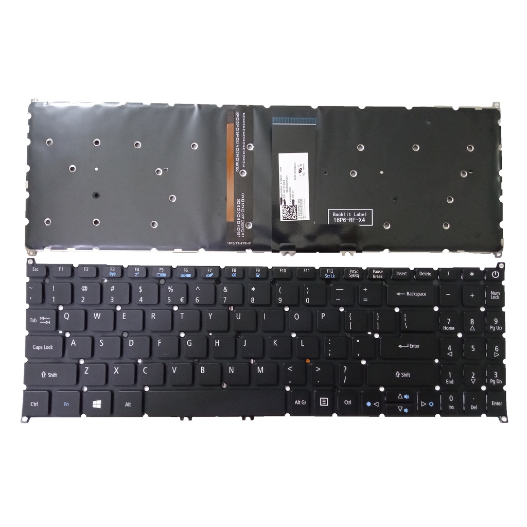 US แป้นพิมพ์แล็ปท็อปสําหรับ ACER SF315-51G SF315-41 A515-52G N19H1 N19P4 N19C1 N18P5