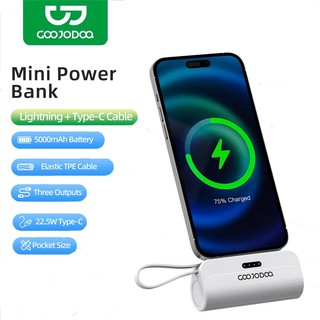 GOOJODOQ Portable Wireless Mini Power Bank Power With Type-C