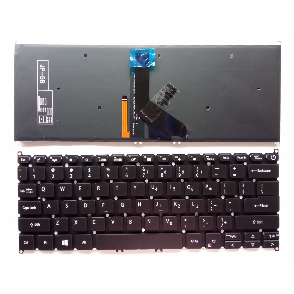 US แป้นพิมพ์แล็ปท็อปสําหรับ ACER SF514-52T SF514-52T SF514-54G SF514-54T SF515-51T N17W3 N19C4 N19H4