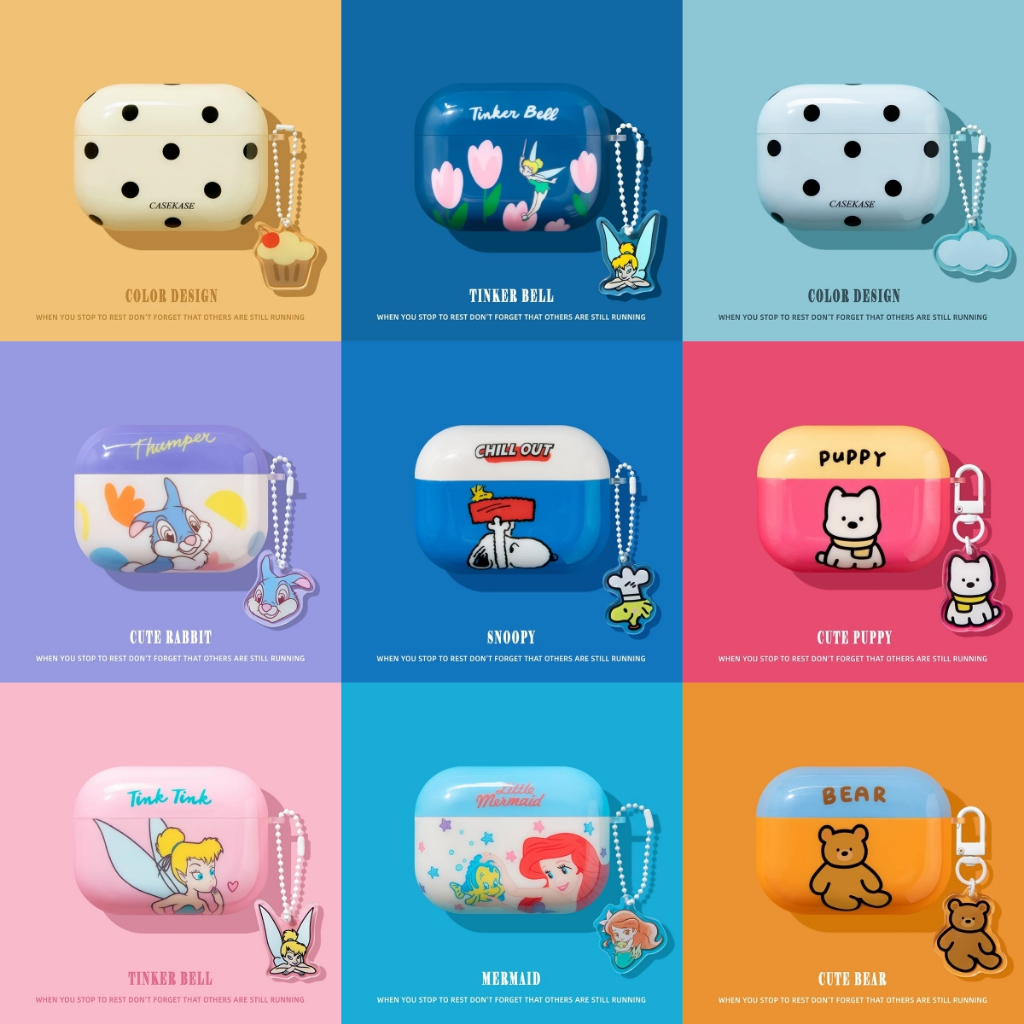 Kaws Snoopy Airpods เคสซิลิโคน Airpods Pro 3 Case Penguin Airpods 4 Case Cat Airpods Pro 2 Case Cover ราคา ถูกที่สุด ดีลบีเคเค