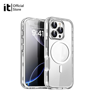 [it] เคสสําหรับ ไอโฟน 16 15 14 13 12 11,แม่เหล็กเคสใสเข้ากัน…