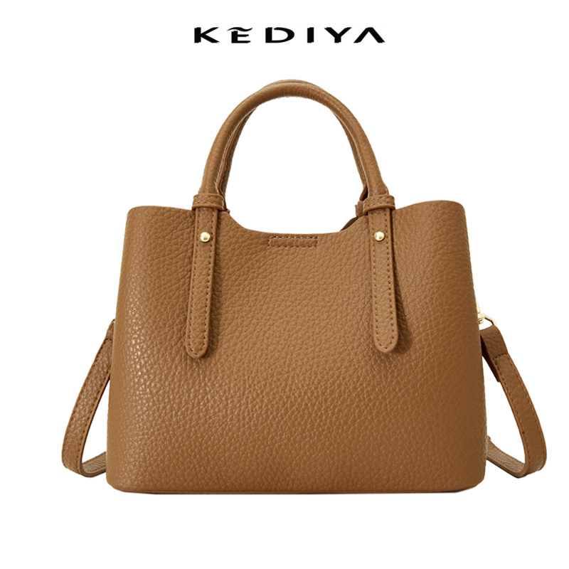 Bucket Bag KEDIYA 2025 Fashion Korean Design Handbags Luxury PU Crossbody Bag For Women