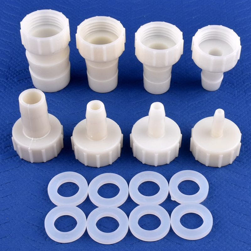 1/2" Female Thread To 4mm-20mm Plastic Garden Watering Hose Connectors(With Silica Gel Gasket)