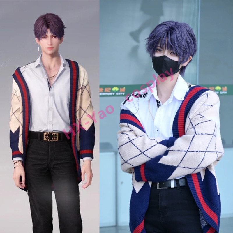 【HX-YAO】Rafayel Asymmetric Romance cosplay Love and Deepspace คอสเพลย์เกมโชว์เครื่องแต่งกาย