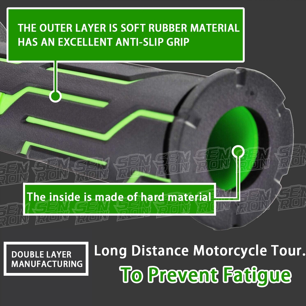 Daytona Grippy Grip สําหรับมอเตอร์ไซค์ เส้นผ่านศูนย์กลางด้ามจับ 22.2 สําหรับโครงสร้างขนาด 125 มม. 2 ชั้น การเจาะปลาย ราคา ถูกที่สุด ดีลบีเคเค แกลเลอรีภาพที่ 4