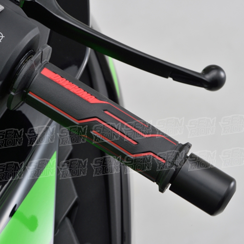 Daytona Grippy Grip สําหรับมอเตอร์ไซค์ เส้นผ่านศูนย์กลางด้ามจับ 22.2 สําหรับโครงสร้างขนาด 125 มม. 2 ชั้น การเจาะปลาย ราคา ถูกที่สุด ดีลบีเคเค แกลเลอรีภาพที่ 6