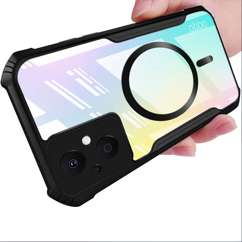 ใหม่ไร้สายแม่เหล็กป้องกันกรณีoppo Reno 8T 8 8Z 7 7Z 7SE 6 5 5F 4 4F 3 2Z 2F A1 Lite Pro Plus 4G 5Gปล