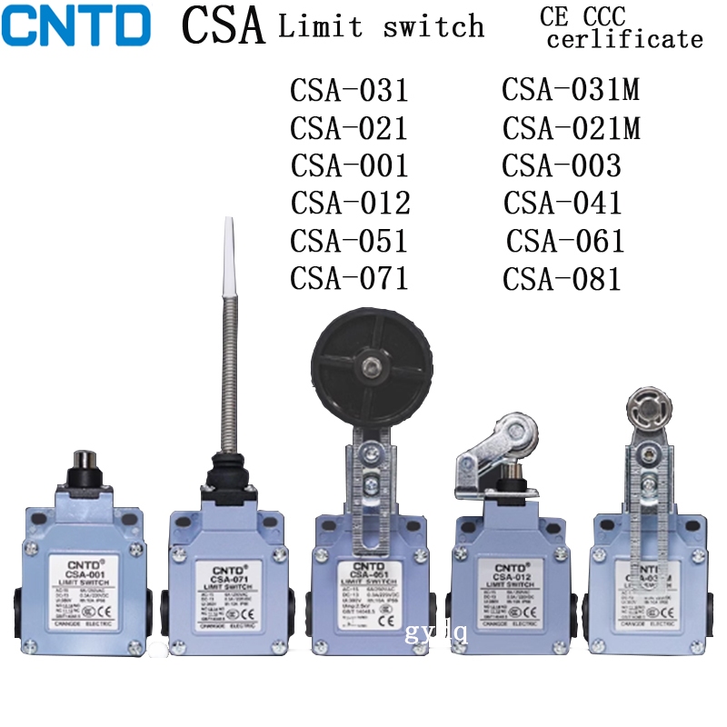 Cntd ลิมิตสวิตช์ CSA-003 CSA-031 CSA-021 CSA-001 CSA-051 CSA-041 CSA-071 CSA-061 CSA-081 CSA-012 CSA