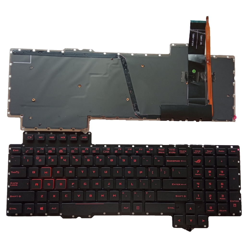 US แป้นพิมพ์แล็ปท็อปสําหรับ ASUS ROG G752 S6700 S6820 G752V G752VS GFX72V 90NB0D61-R30BE0 G752VS-XB7