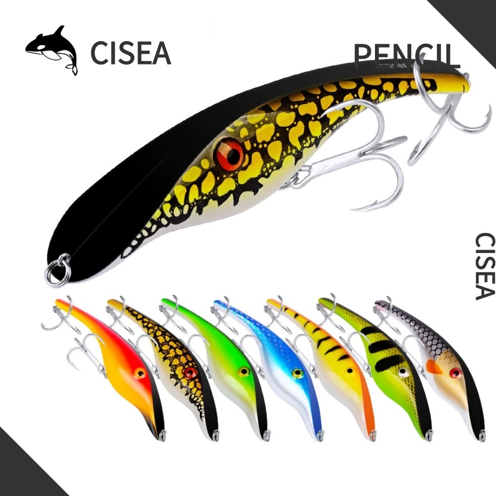 CISEA F89 pencil 14cm 40g lure เหยื่อยาง ปลา ตกปลา ตกปลา เหยื่อจิ๊ก เหยื่อ