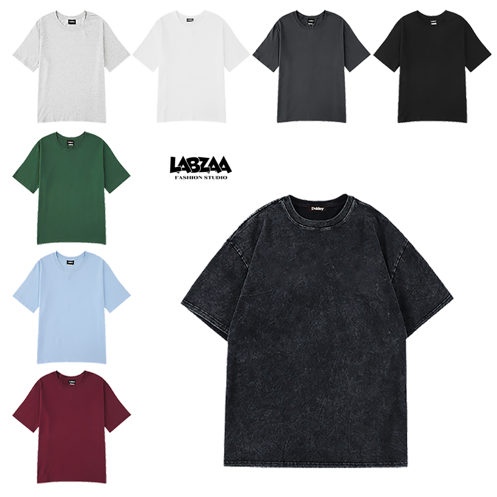 【ส่งด่วนกทม】เสื้อยืดเปล่า คอกลมแขนสั้น oversize นุ่มตั้งแต่กำเนิด ยืดแต่ไม่ย้วย ยับยากไม่ต้องรีด YG0