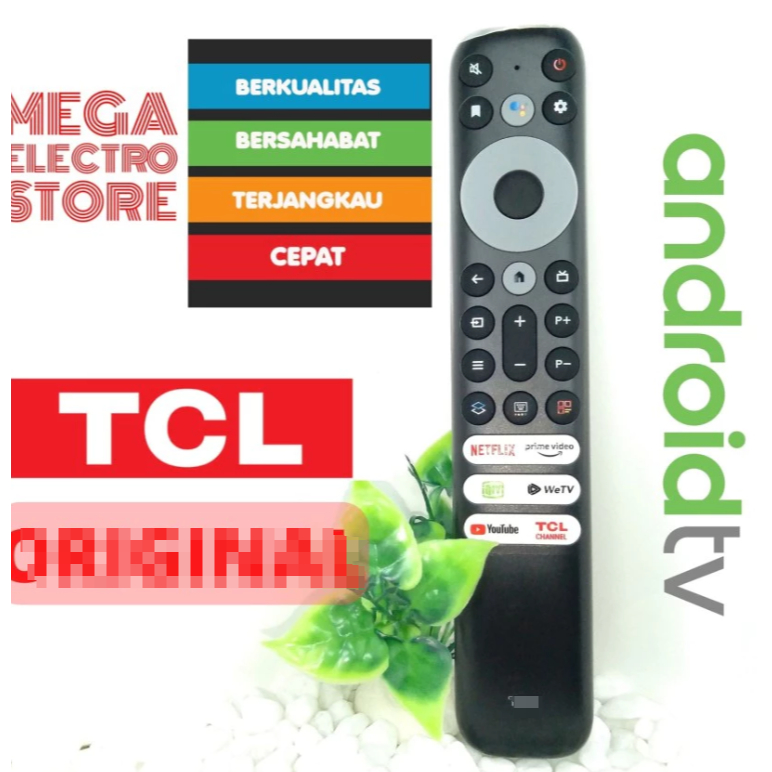 สําหรับ tcl RC902V FMR6 สําหรับ 2022-2025 ใหม่ TCL RC902V FMR6 Remote Voice TV รีโมทคอนโทรลใช้ Andro