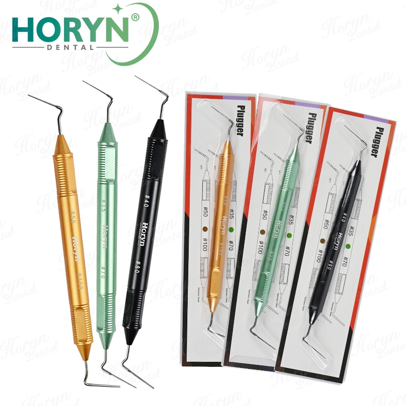 Horyn 1 PC ทันตกรรม Gutta Percha Filler Oral Root Canal Filler Endodontic มือ Plugger แนวตั้งความดันอุปกรณ์