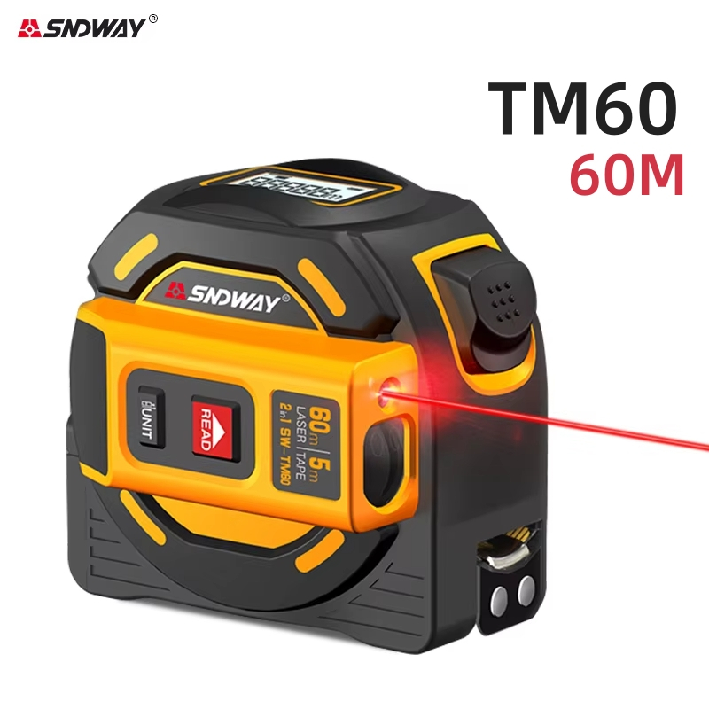 SNDWAY  เทปวัดระยะทางเลเซอร์ SW-TM40   SW-TM60  เทปวัด 40m  60m