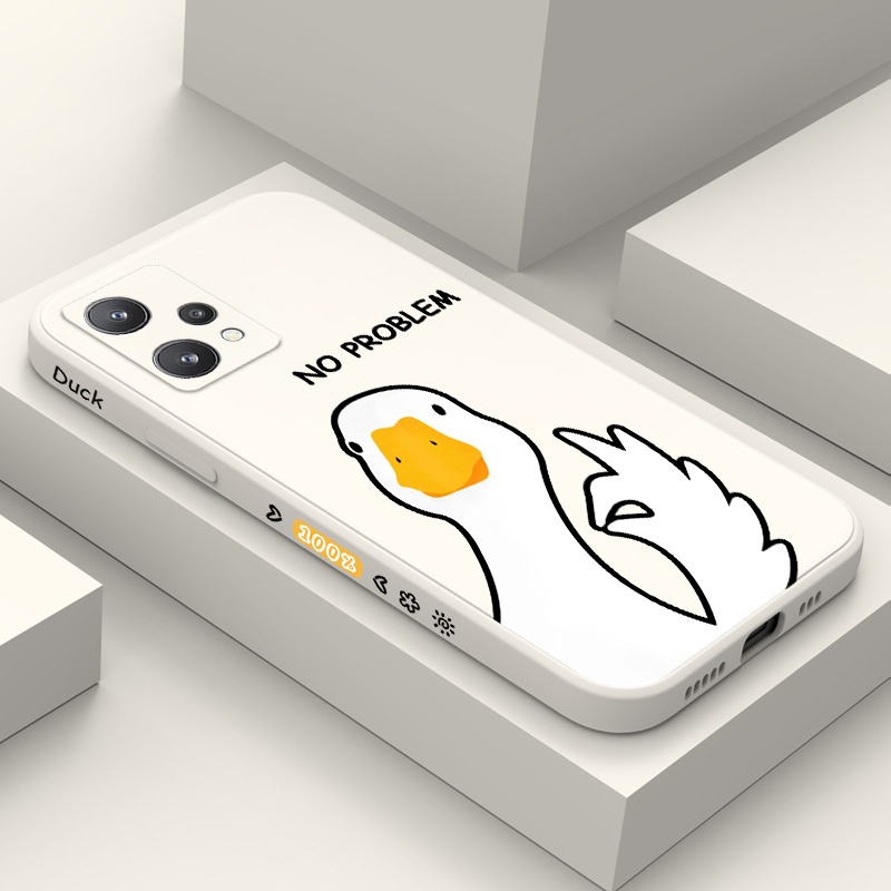 เคสโทรศัพท์สําหรับ OPPO Realme 11 10 9i 9 10Pro Pro Plus 4G 5G Hello Duck Creative Design Cover